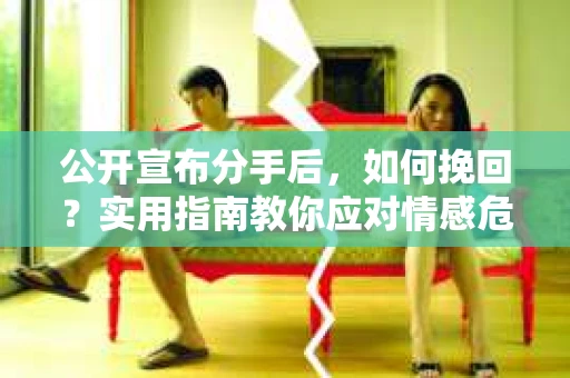 公开宣布分手后，如何挽回？实用指南教你应对情感危机