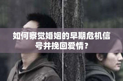 如何察觉婚姻的早期危机信号并挽回爱情？