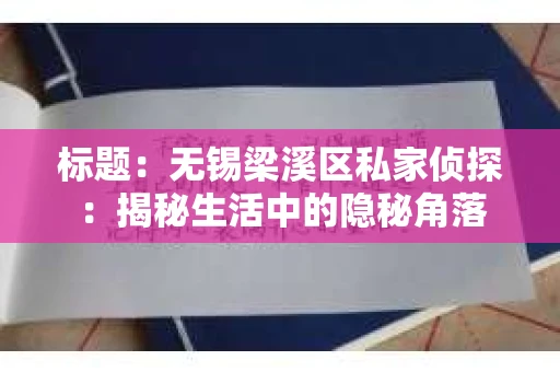 标题：无锡梁溪区私家侦探：揭秘生活中的隐秘角落