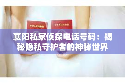 襄阳私家侦探电话号码：揭秘隐私守护者的神秘世界