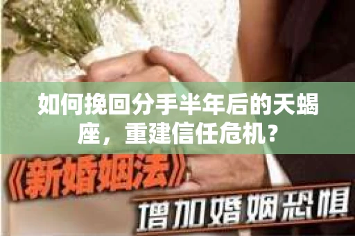 如何挽回分手半年后的天蝎座，重建信任危机？
