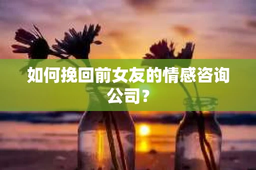 如何挽回前女友的情感咨询公司？